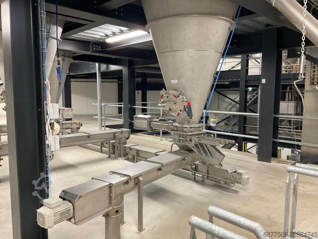 Mixing, screening, and conveying line Hosokawa Micron 20-MFC-43