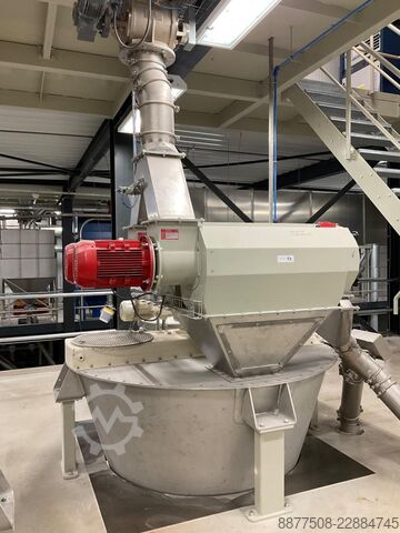 Mixing, screening, and conveying line Hosokawa Micron 20-MFC-43