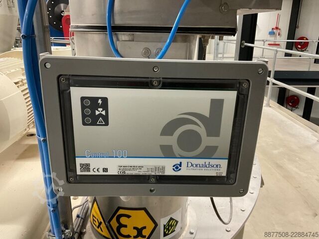 Mixing, screening, and conveying line Hosokawa Micron 20-MFC-43