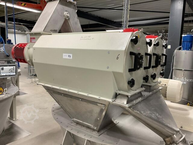 Mixing, screening, and conveying line Hosokawa Micron 20-MFC-43