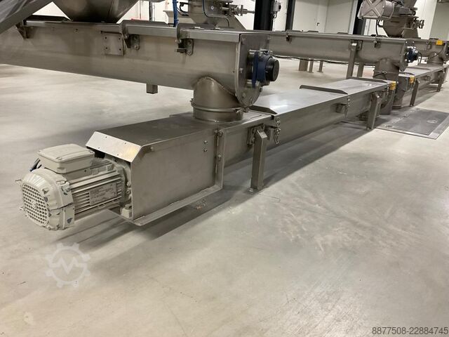 Mixing, screening, and conveying line Hosokawa Micron 20-MFC-43