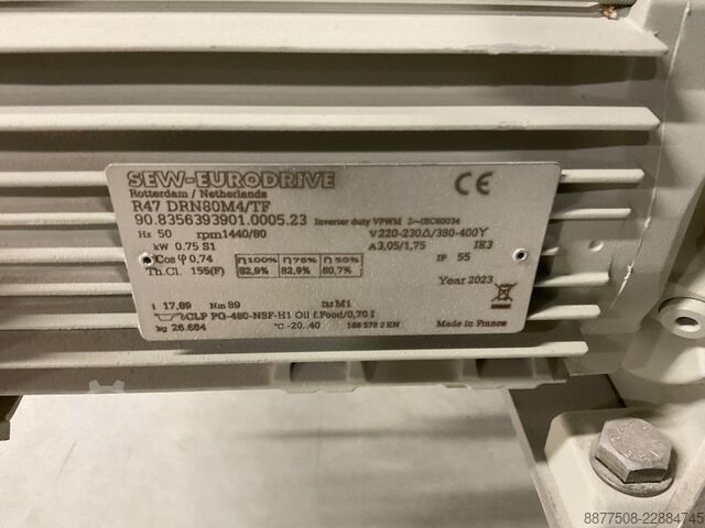 Mixing, screening, and conveying line Hosokawa Micron 20-MFC-43