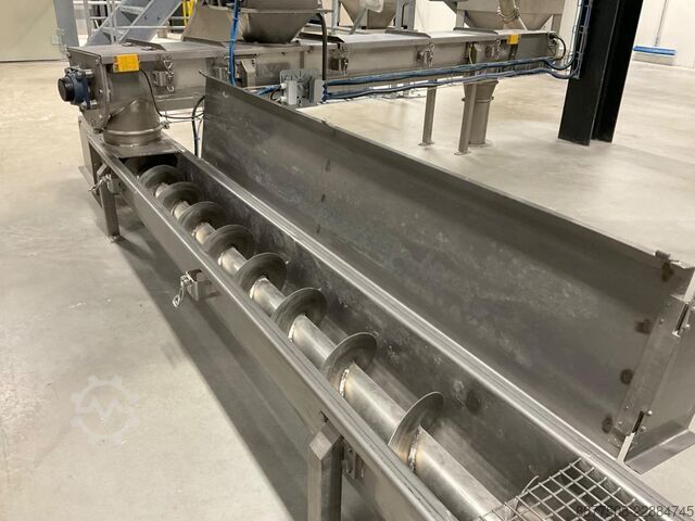 Mixing, screening, and conveying line Hosokawa Micron 20-MFC-43
