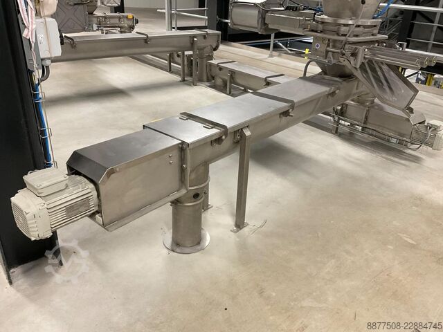 Mixing, screening, and conveying line Hosokawa Micron 20-MFC-43