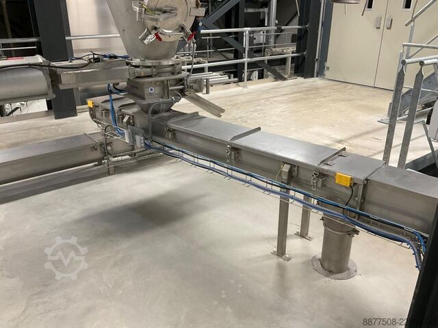 Mixing, screening, and conveying line Hosokawa Micron 20-MFC-43