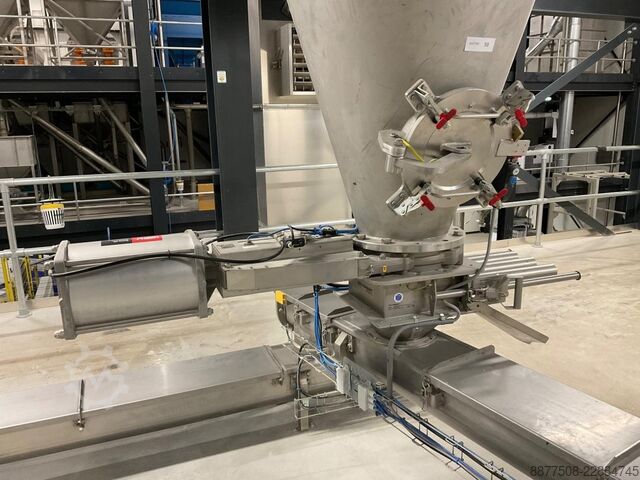 Mixing, screening, and conveying line Hosokawa Micron 20-MFC-43