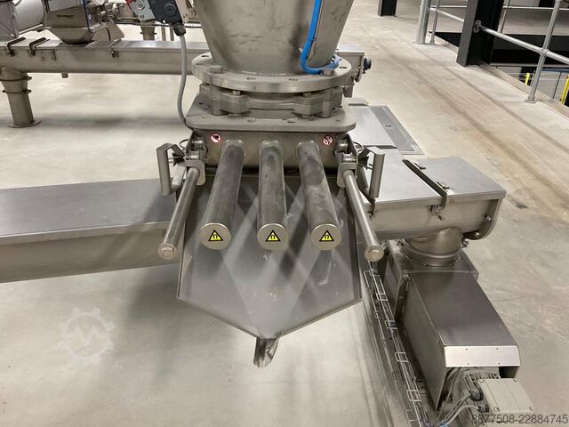 Mixing, screening, and conveying line Hosokawa Micron 20-MFC-43