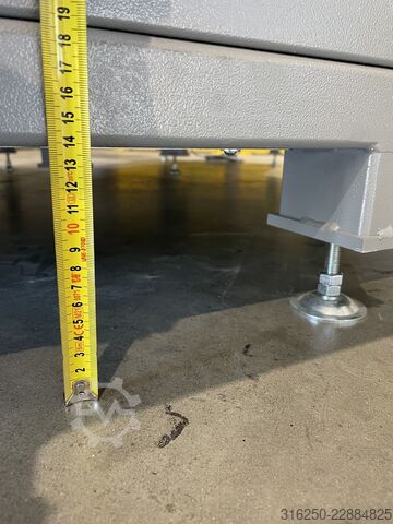 Pallet wrapper turntable stretching ATLANTA mit einem erhöhtem Grundgestell EVA - für E-Ameise zum unterfahren