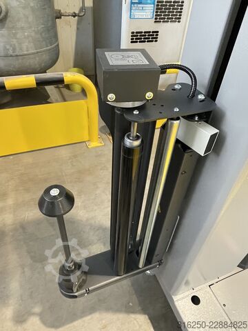 Pallet wrapper turntable stretching ATLANTA mit einem erhöhtem Grundgestell EVA - für E-Ameise zum unterfahren