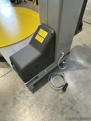 Pallet wrapper turntable stretching ATLANTA mit einem erhöhtem Grundgestell EVA - für E-Ameise zum unterfahren