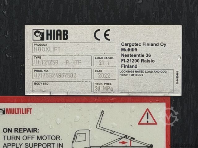 2023 Volvo FH 460 6x2 Multilift Volvo FH 460 6x2