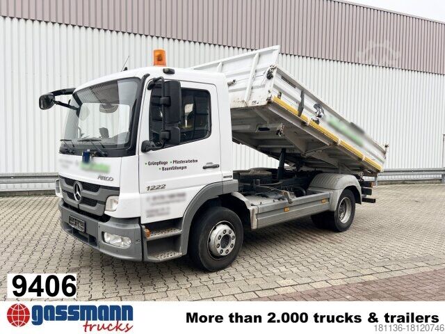 Tipper truck Mercedes-Benz Atego 1222 K 4x2, 2x AHK