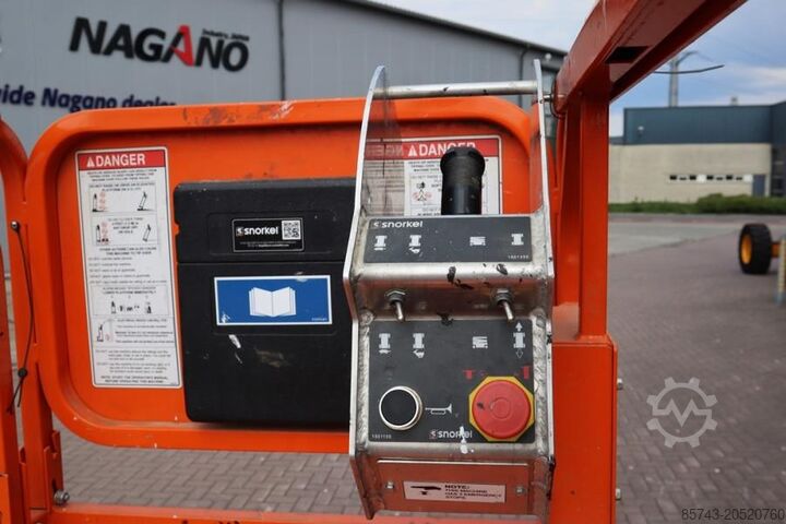 Scherenhebebühne Snorkel S3219E Electric, 8m Working Height, 250kg Capacity