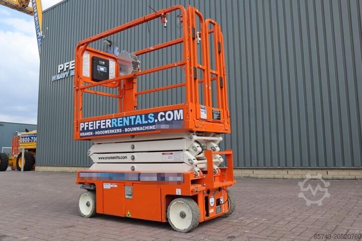 Scherenhebebühne Snorkel S3219E Electric, 8m Working Height, 250kg Capacity