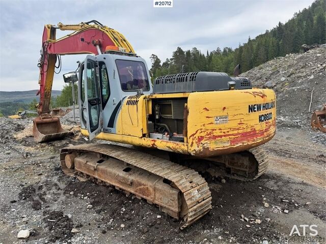 Raupenbagger New Holland Kobelco E305B Crawler Excavator w/ Digger Bucket.