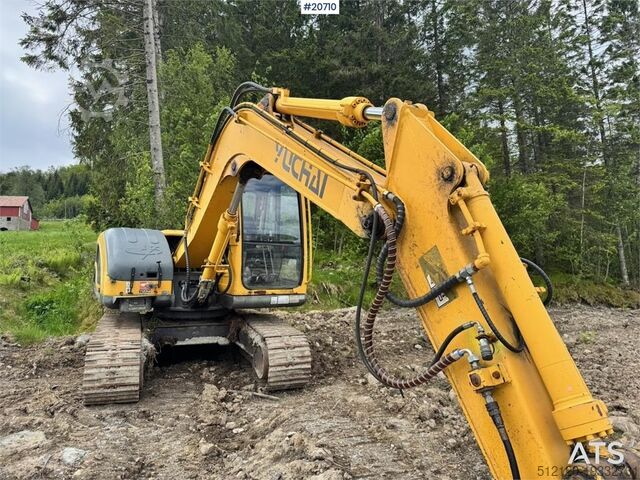 Crawler excavator Yuchai YC85-8 Crawler excavator w/ Bucket. 3200 hours.