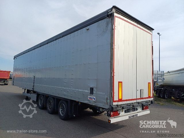 Open semitrailer with tarp Schmitz Cargobull Curtainsider Mega Getränke