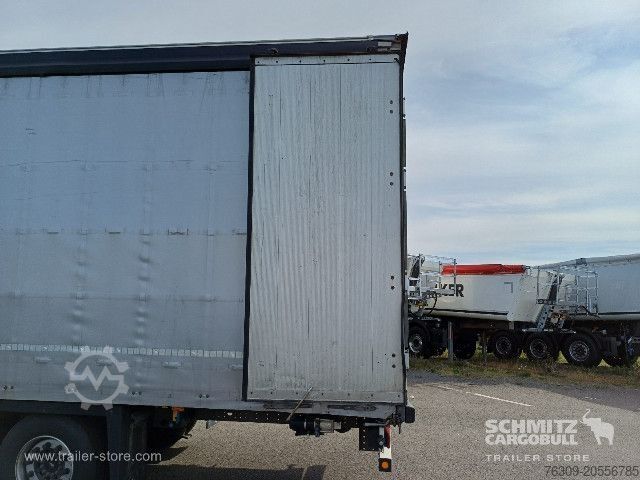 Open semitrailer with tarp Schmitz Cargobull Curtainsider Mega Getränke