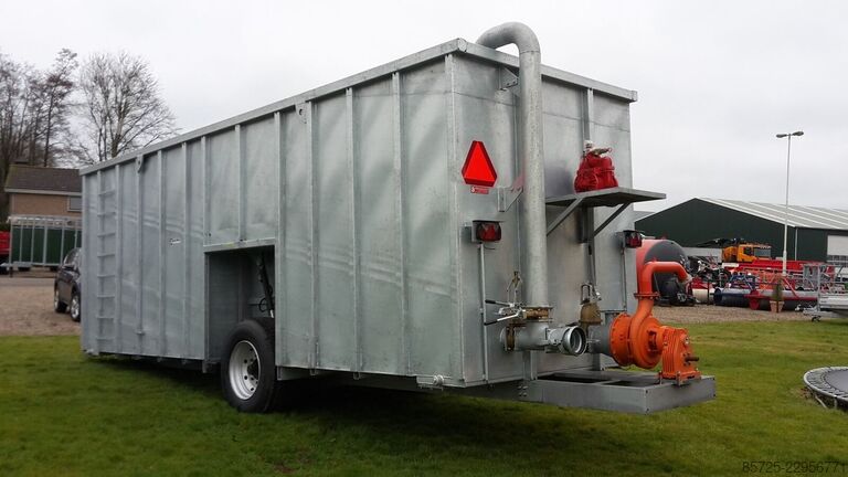 Slurry tank  Agomac gegalvaniseerde mest-pompcontainer