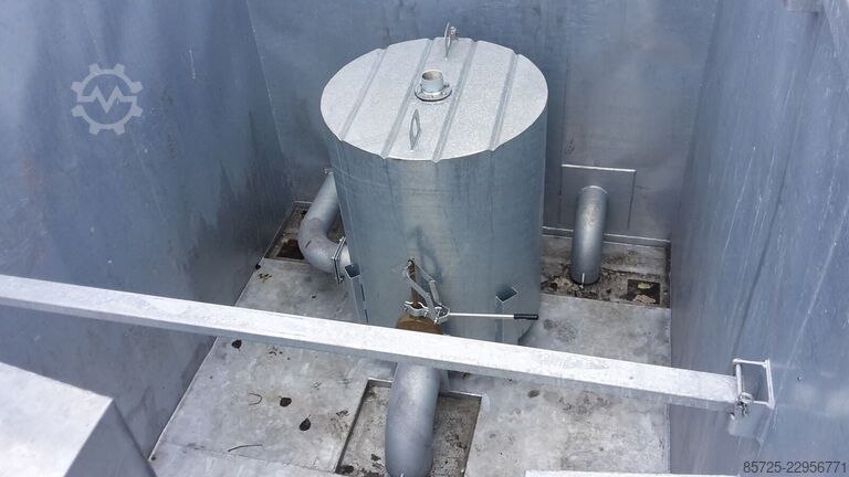 Slurry tank  Agomac gegalvaniseerde mest-pompcontainer