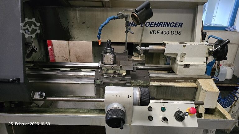 Drehmaschine - zyklengesteuert VDF Böhringer Zyklendrehmaschine DUS 400 ti