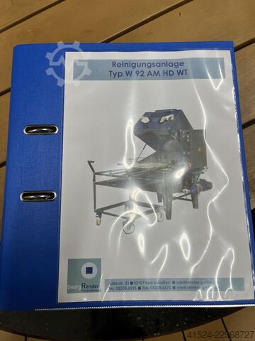 Cleaning system for parts Render W 92 AM HD WT