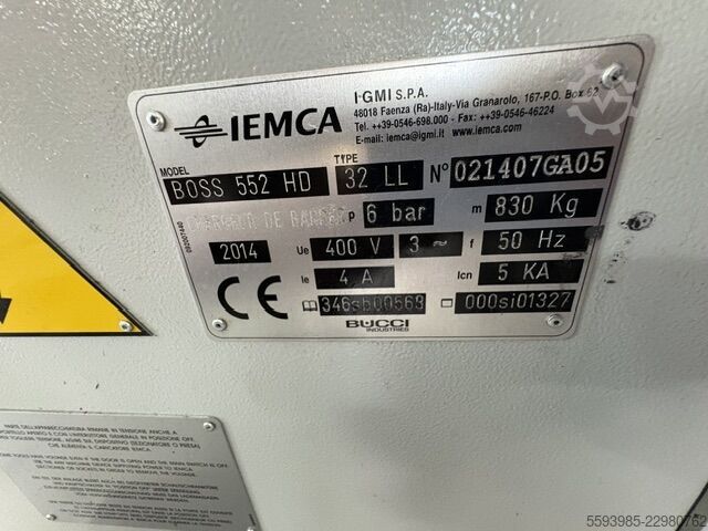 IEMCA BOSS 552 HD 32LL Bar Feeder IEMCA Boss 552 HD