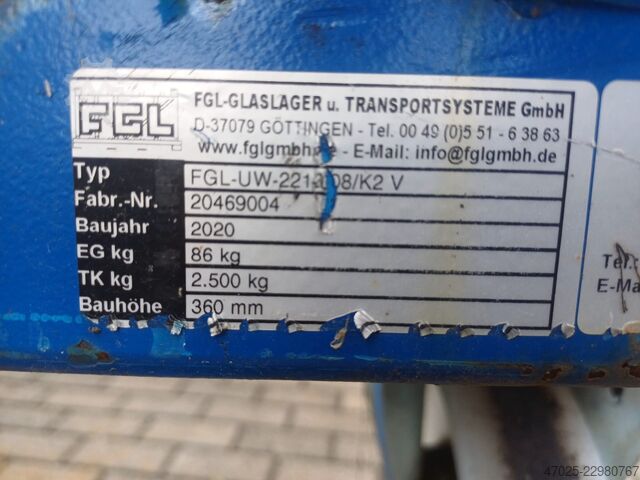 Transport trolley Transportwagen für Glasgestelle 