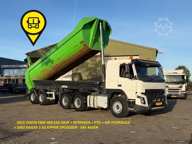Standard-SZM Volvo FMX 460 6X4 i+Shift RETARDER + KAISER 22m³ KIPPER