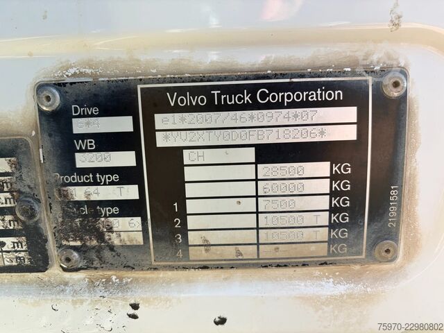 Standard-SZM Volvo FMX 460 6X4 i+Shift RETARDER + KAISER 22m³ KIPPER