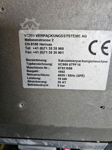 Roller Vacuum Packaging Machine VC999 Inauen 07PF15