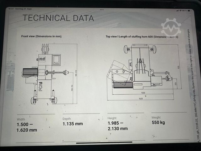 Automatic double clipper Poly-Clip FCA 100
