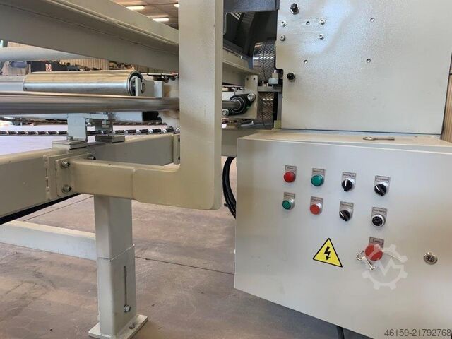 Ein- und Auslauf der Kehlmaschinenmechanisierung LINARES NOT ALMAB IF-100 & OF-100  NOT WEINIG