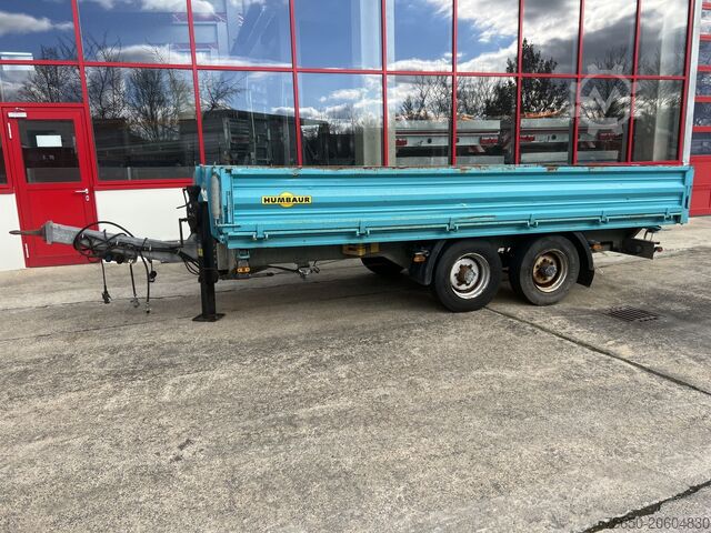 Tipper trailer Humbaur HTK 10 50 24  Tandem Kipper- Tieflader