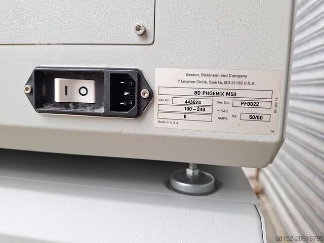 BD Phoenix M50 Automated Identification & Susceptibility Testing Instrument BD Phoenix M50