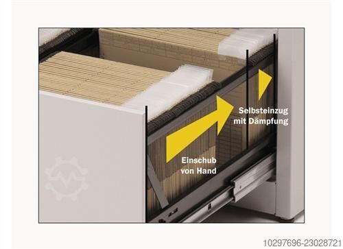 Suspension file cabinet, H1350xW800xD600mm – 1 unit  