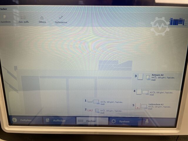 Colour production machine Canon imagePRESS V1000 incl. Bookletfinisher, Paperdeck, Prisma