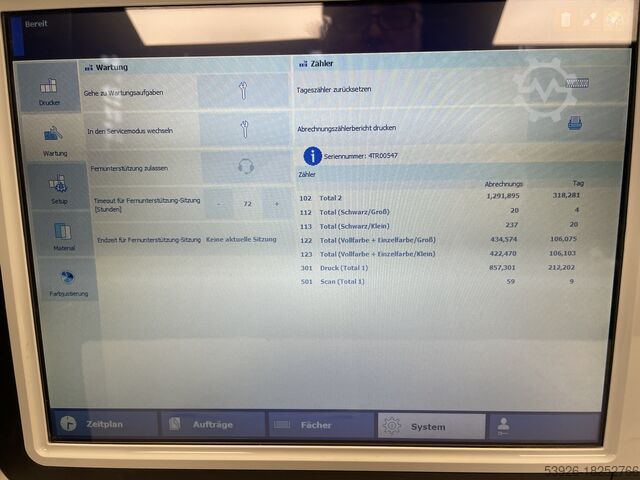 Colour production machine Canon imagePRESS V1000 incl. Bookletfinisher, Paperdeck, Prisma