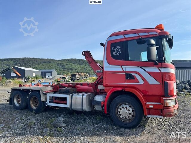 Hook arm system Scania R124 Hook truck. Partial Rep. object.