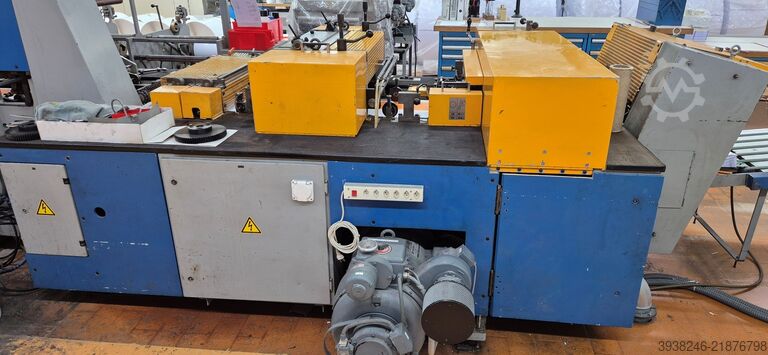 Jumbo roll collator Leuze & Co. Maschinenfabrik Bielomatik 668 Rollencollator