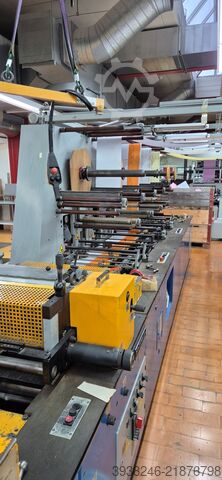 Jumbo roll collator Leuze & Co. Maschinenfabrik Bielomatik 668 Rollencollator