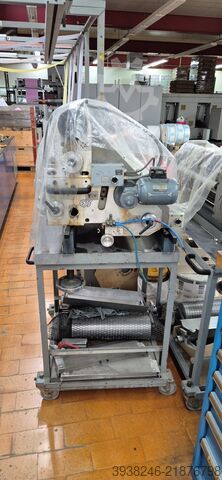 Jumbo roll collator Leuze & Co. Maschinenfabrik Bielomatik 668 Rollencollator