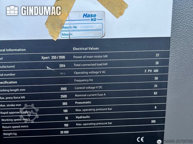 Abkantpresse Bystronic Xpert 250/3100