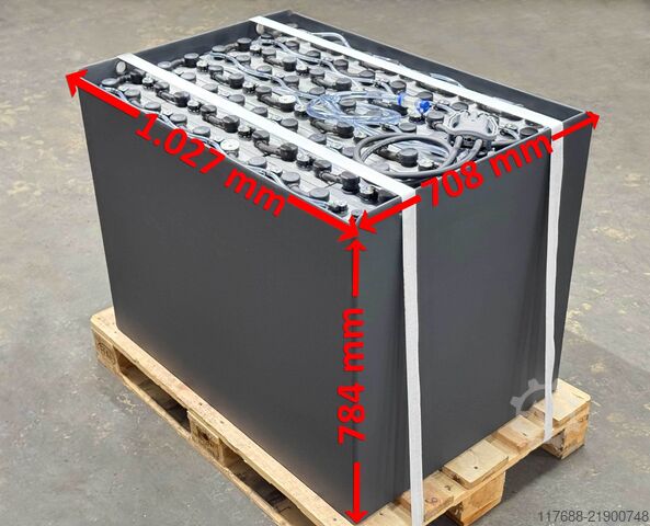 Forklift battery 80V 4PZS 500AH - special tray 2 Toyota FBM - Atlet EH - Baumann EX25 Caterpillar EP25K - Charlatte T - TCM FHB - Hyster
