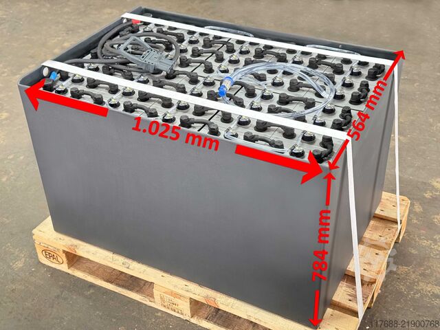 Forklift battery 80V 3PZS 465Ah - DIN A Linde K/P - Still MX - R60 - RX60 - Yale Jungheinrich EKX - Toyota 7FBM 8FBM Crown Doosan