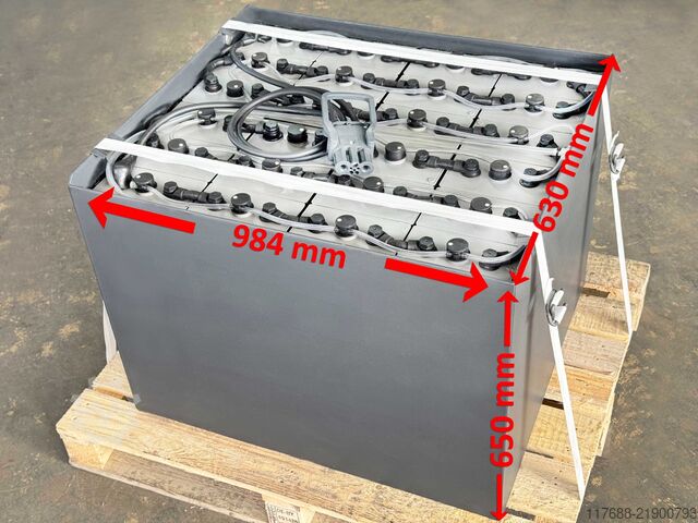 Forklift battery 48V 6PZS 750AH - special tray Still FM - Jungheinrich EFG EFX EKX ESE Toyota 8FBE 8FBMT - Crown - Atlet Caterpillar Yale