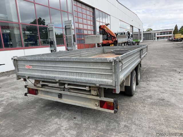 Low loader trailer Roeger TT Tandem Pritsche- Tieflader