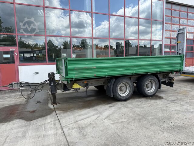 Three-way tipper trailer Müller Mitteltal ka-ta-r 14,4 14,4 t Tandemkipper- Tieflader, Breitbereift