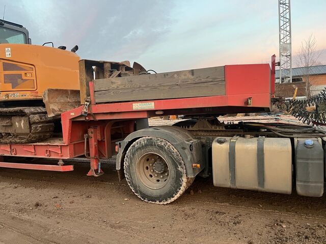 Tieflader-Anhänger für Baumaschinen VEREM 