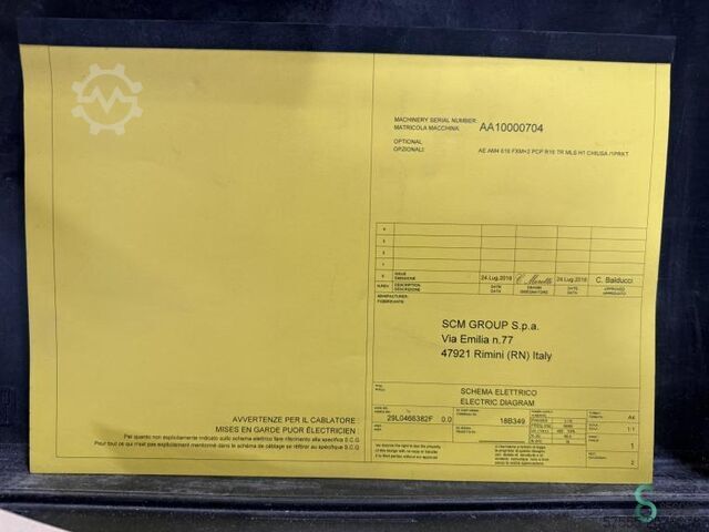 CNC Horizontal Bearbeitungszentren  SCM Tech Z5 2014 SCM Tech Z5